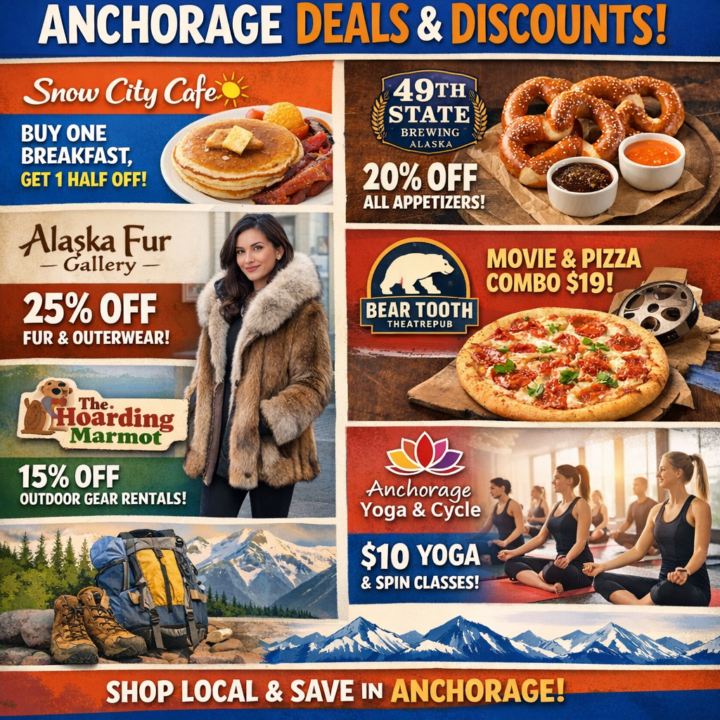 Discover Ongoing Deals and Promotions from Anchorage Businesses